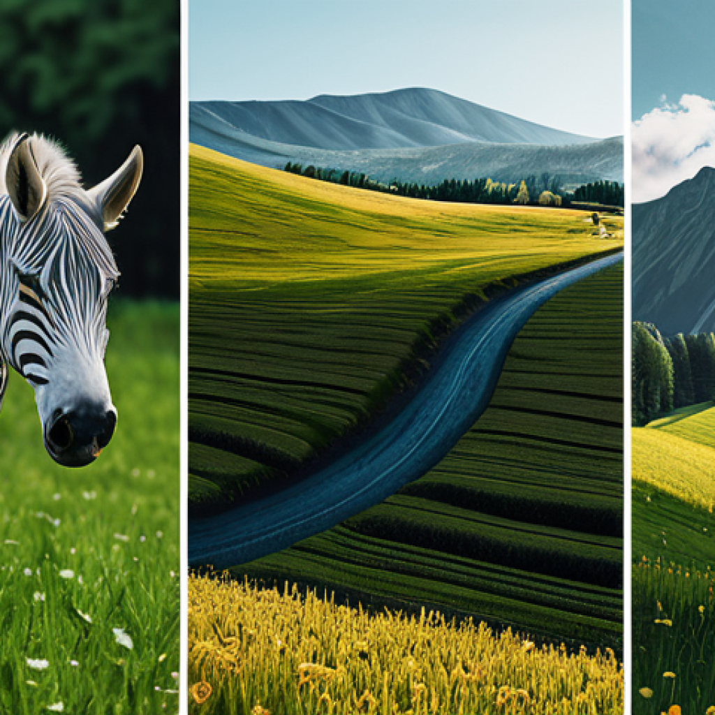 자연에서 영감을 받은 그래픽 디자인 트렌드 - Here are three detailed image prompts for Stable Diffusion, inspired by the nature-centric graphic d...