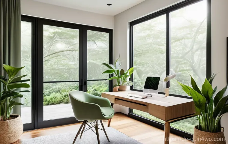 자연 형태 디자인의 감성적 요소 분석 - **A Serene Biophilic Living Room Oasis bathed in Soft Daylight**
    "A cozy and inviting living roo...